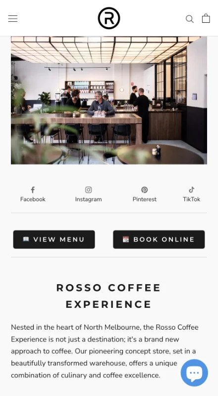 Rosso Website Page